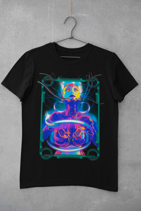 10 CYBERPUNK DESIGNS BUNDLES - Buy t-shirt designs