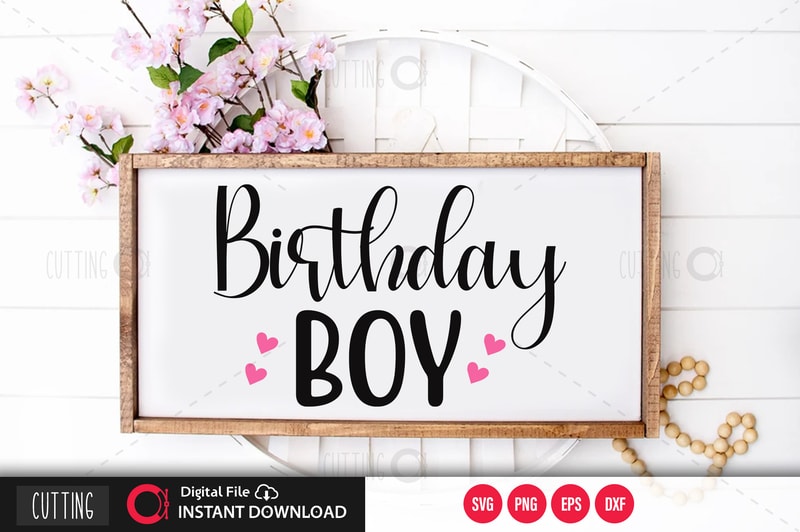 Free Birthday boy svg design,cut file design