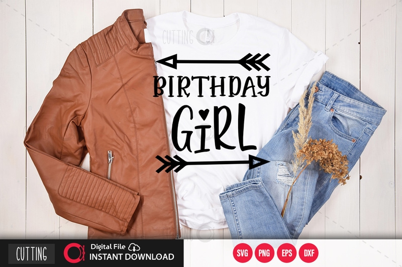 Free Birthday girl svg design,cut file design