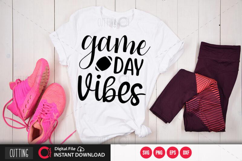 Game day vibes SVG DESIGN,CUT FILE DESIGN