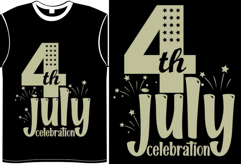 4th of July vector svg ai png print ready t shirt design