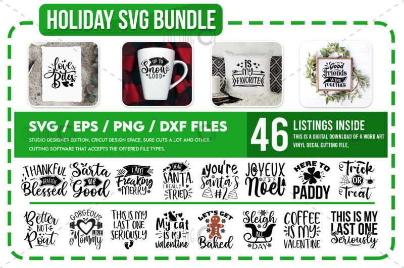 Holiday SVG bundle