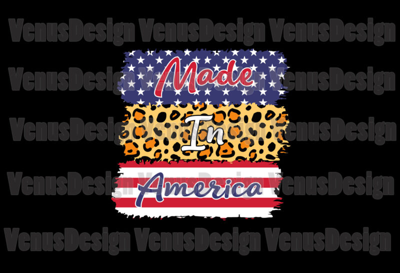 Made In America Editable Design