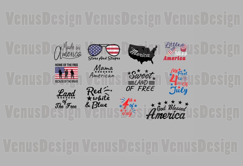 Free Best selling 4th of july editable designs