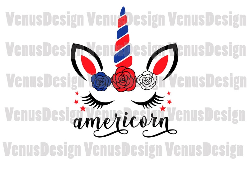 Free 4th of july americorn editable design