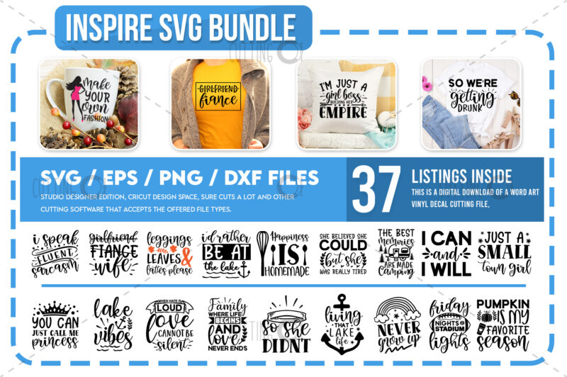 Inspire SVG bundle