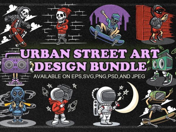 106 Urban street t-shirt design vector bundle. New York city