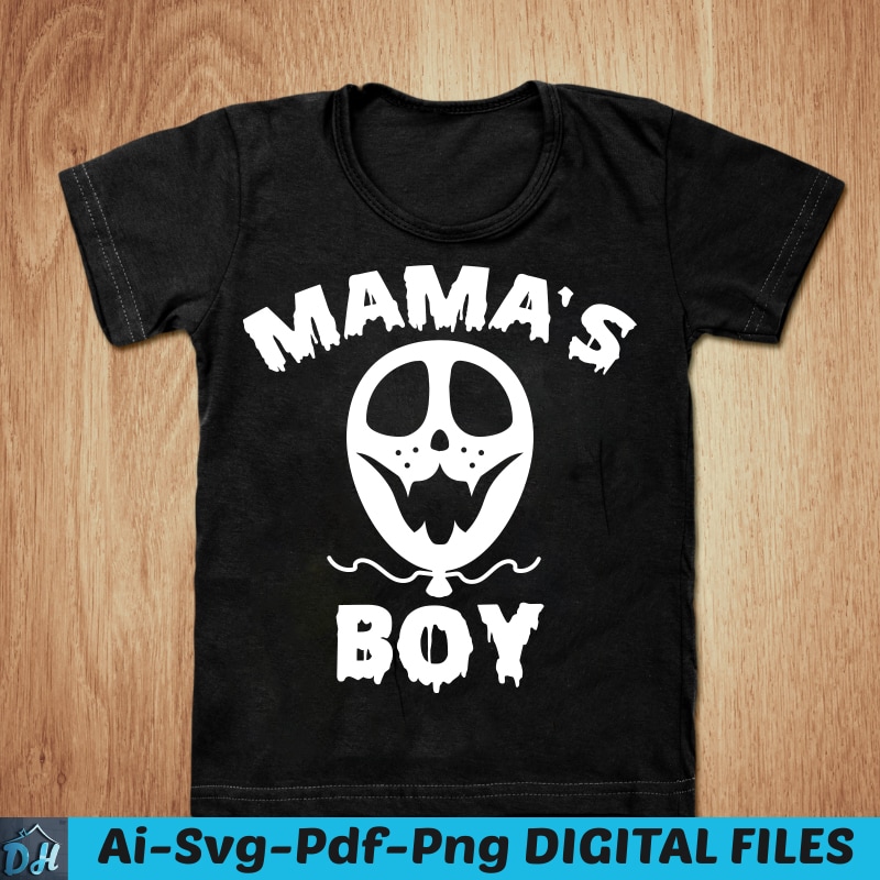 Download Mama's boy halloween t-shirt design, Mama's boy halloween ...
