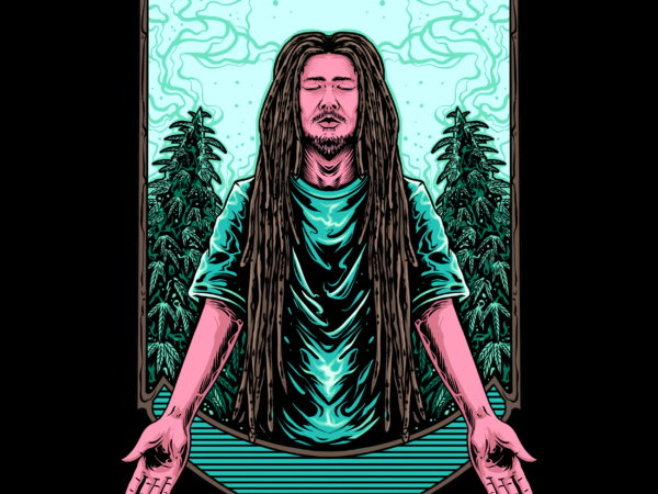 Meditation t shirt designs for sale