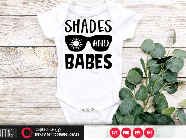 Shades and babes svg design,cut file design