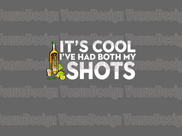 Its cool ive had both my shots editable tshirt design