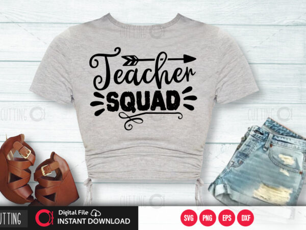 Teacher squad svg design,cut file design