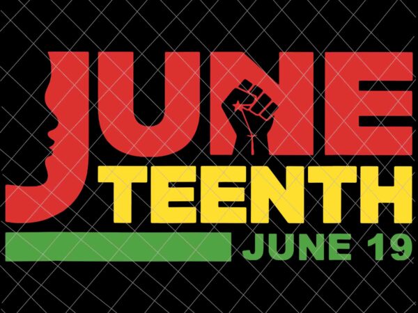 Juneteenth freedom day svg, juneteenth svg, indepedence day svg, juneteenth 1865 svg vector clipart