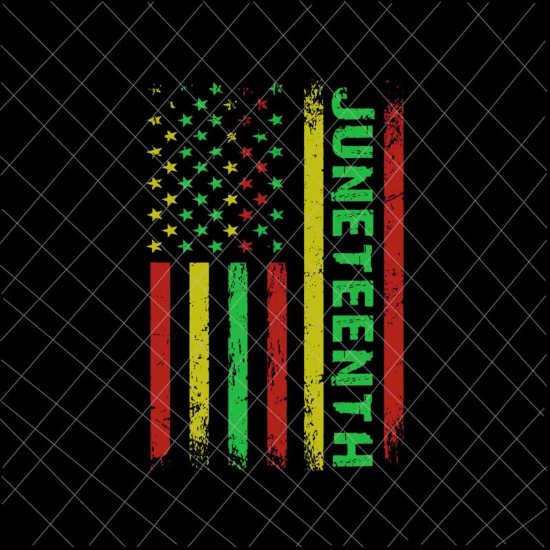 Juneteenth in a Flag Black history Juneteenth Svg, Juneteenth Svg, Indepedence Day Svg, Juneteenth 1865 svg