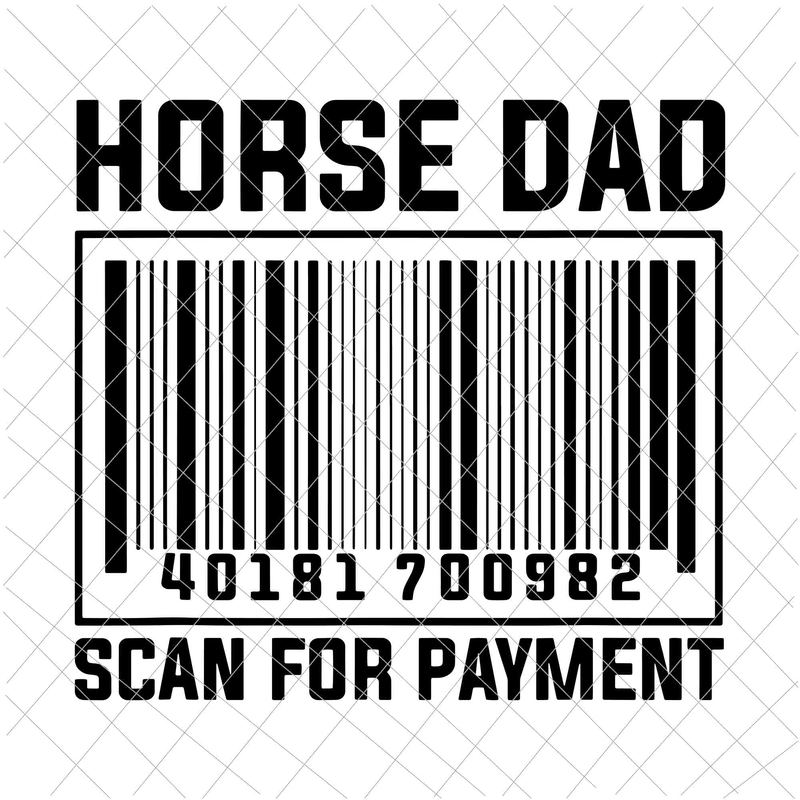 Funny Fathers Day Girl Dad Scan For Payment Shirt