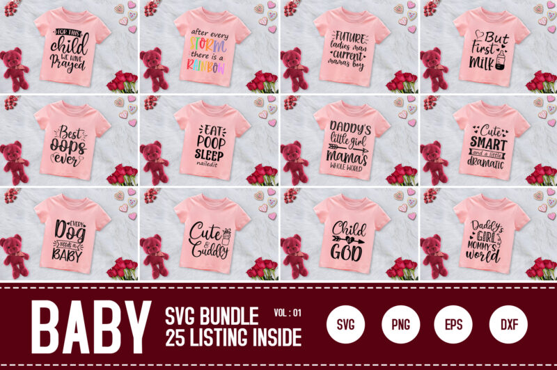 Download Baby Svg Bundle Buy T Shirt Designs