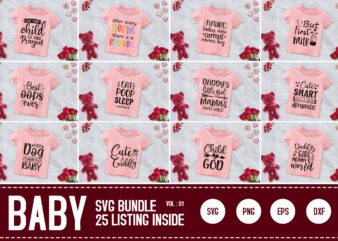 Baby SVG Bundle t shirt template