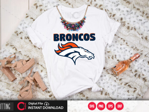 Broncos svg design,cut file design