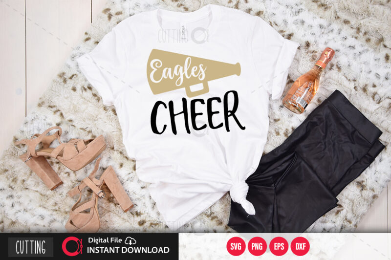 Eagles cheer SVG DESIGN,CUT FILE DESIGN