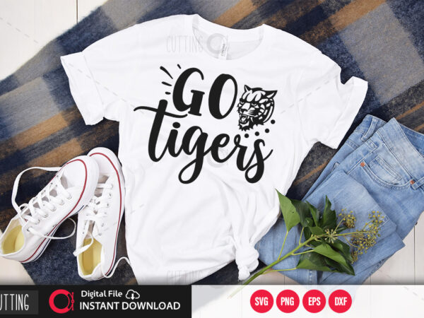 Tigers Svg School Spirit Svg Tiger Svg File Design for Shirts 