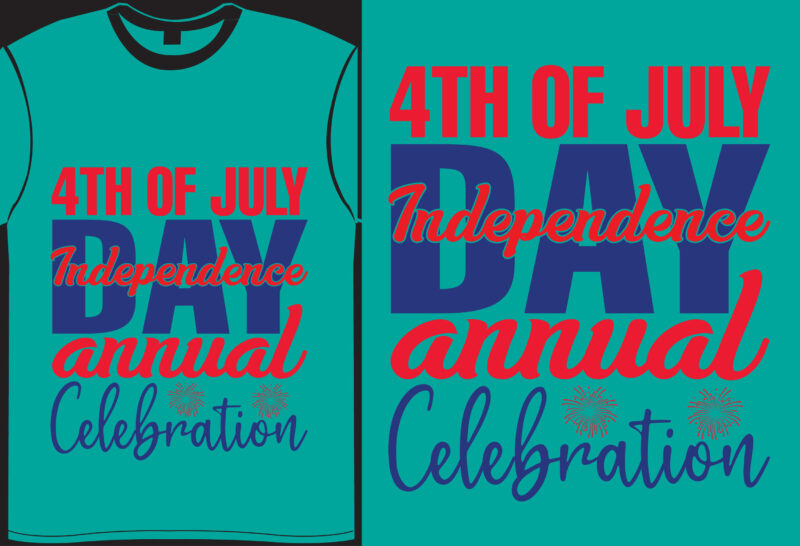 4th of July vector svg ai png print ready t shirt design