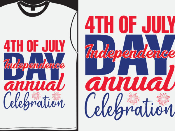 4th of july vector svg ai png print ready t shirt design