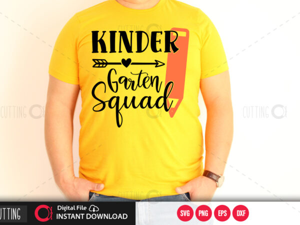 Kinder garten squad svg design,cut file design