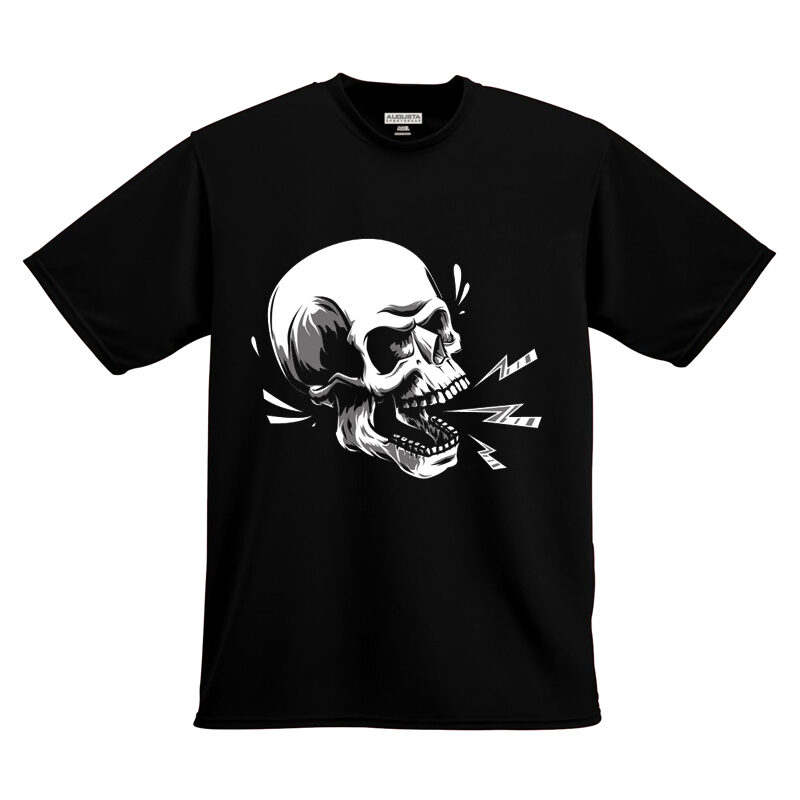 Scream Skull T-shirt Design - Buy t-shirt designs