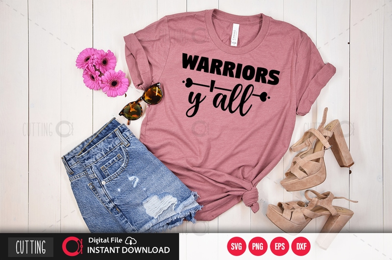 Warriors yall SVG DESIGN,CUT FILE DESIGN - Buy t-shirt designs