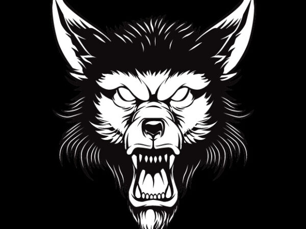 angry werewolf face
