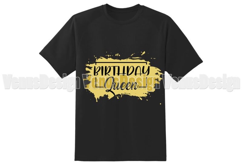 Birthday Queen Editable Design