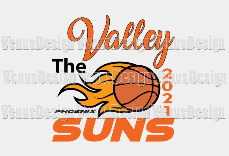 The Valley 2021 Phoenix Suns Editable Design