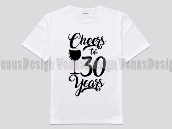 Cheers to 30 years editable design