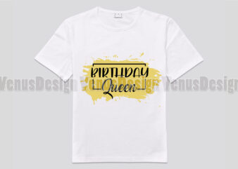 Birthday Queen Editable Design