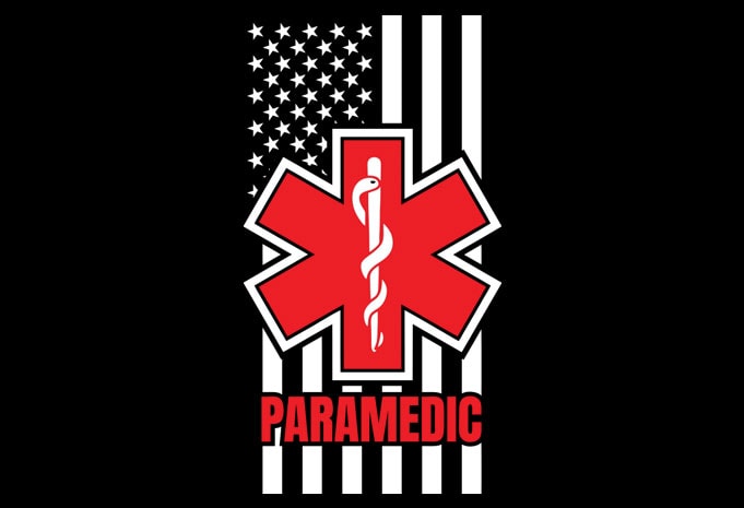 Paramedic Flag - Buy t-shirt designs