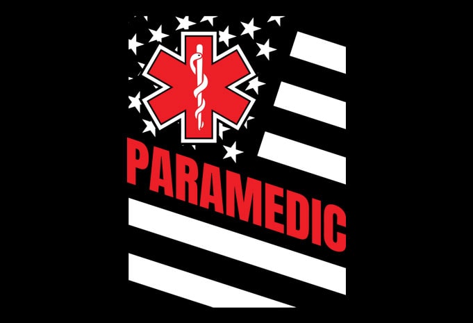 Paramedic Flag - Buy t-shirt designs