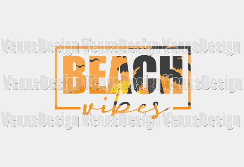 Beach Vibes T-shirt Design