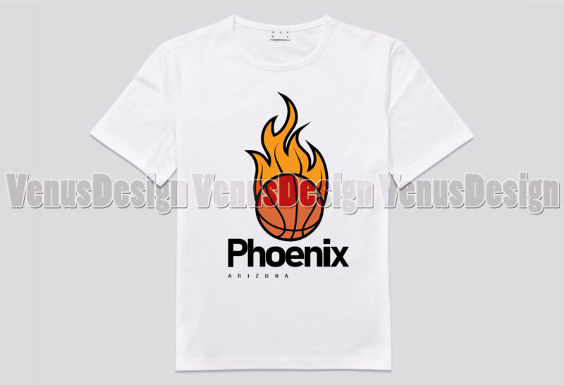 Phoenix Suns Basketball Arizona 2021 Editable Design