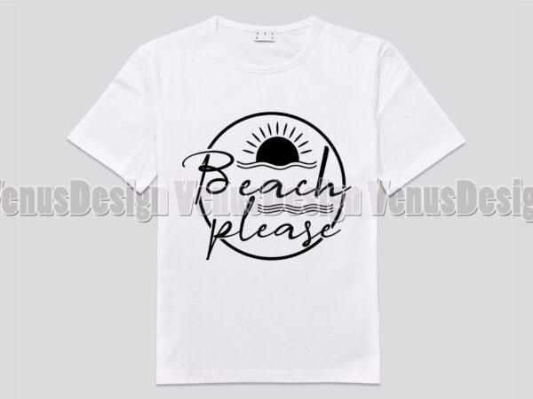 Beach please editable design