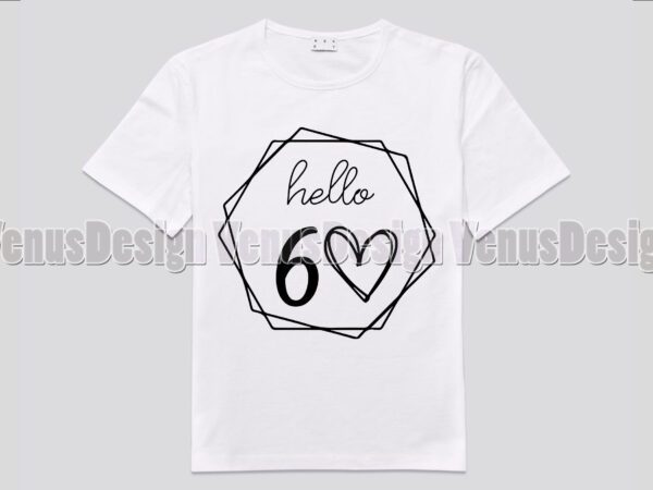 Hello 60 editable design