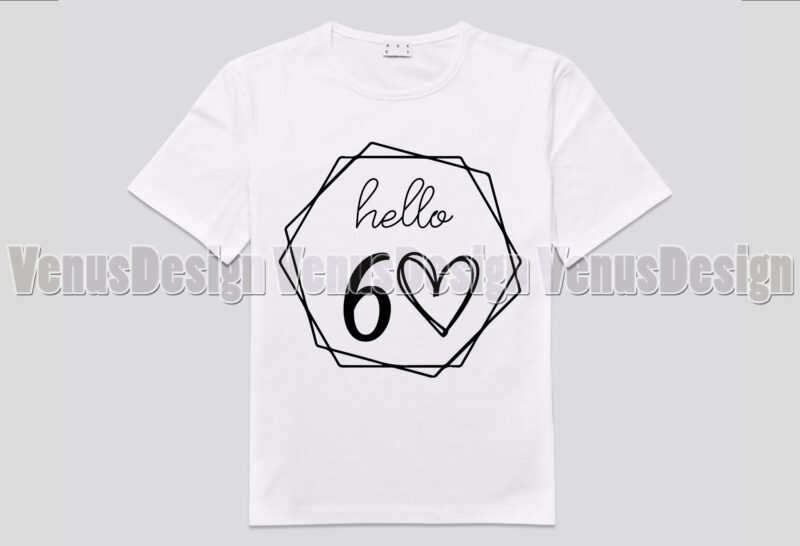 Hello 60 Editable Design