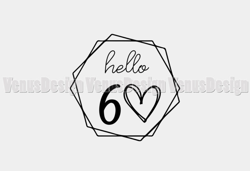 Hello 60 Editable Design