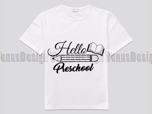 Hello preschool editable design