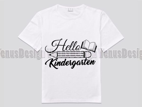 Hello kindergarten editable design