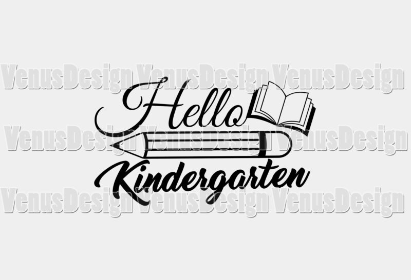 Hello Kindergarten Editable Design