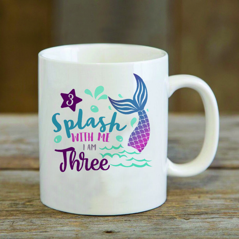 Splash With Me Iam Three Birthday Gifts, Shirt For Birthday Girl Svg File Diy Crafts Svg Files For Cricut, Silhouette Sublimation Files