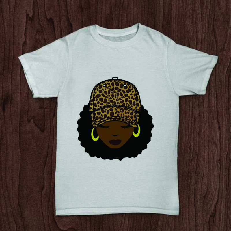 Black Girl Leopard Pattern Gifts, Shirt For Black Girl Svg File Diy Crafts Svg Files For Cricut, Silhouette Sublimation Files