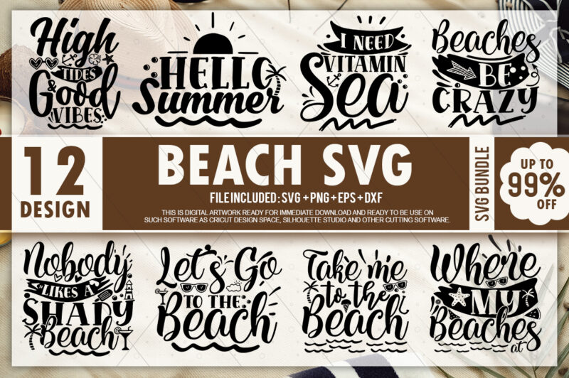 Download Beach Svg Bundle Buy T Shirt Designs