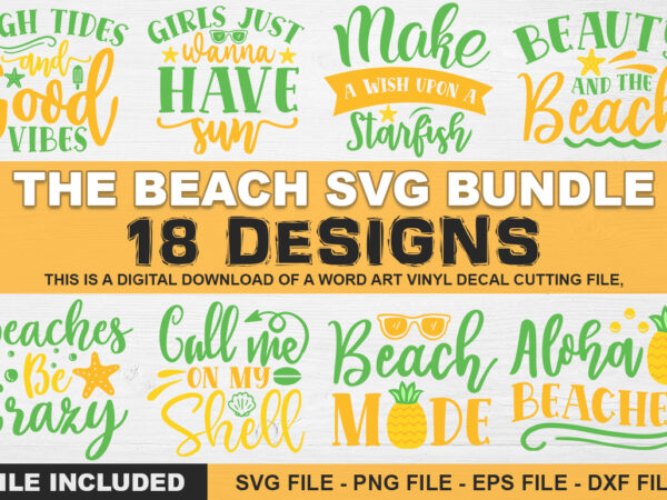Download The Beach Svg Bundle Buy T Shirt Designs