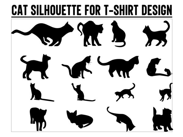 Cat svg, black cat svg, cat design, design cat bundle